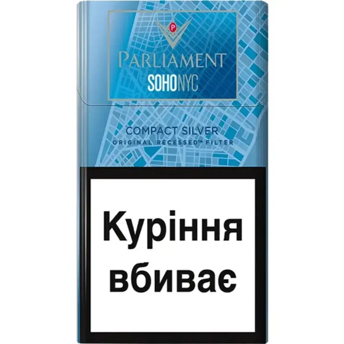 Сигареты Parliament Demi SOHONYC Compact Silver (Парламент Деми Сохо Сильвер турбо фильтр)